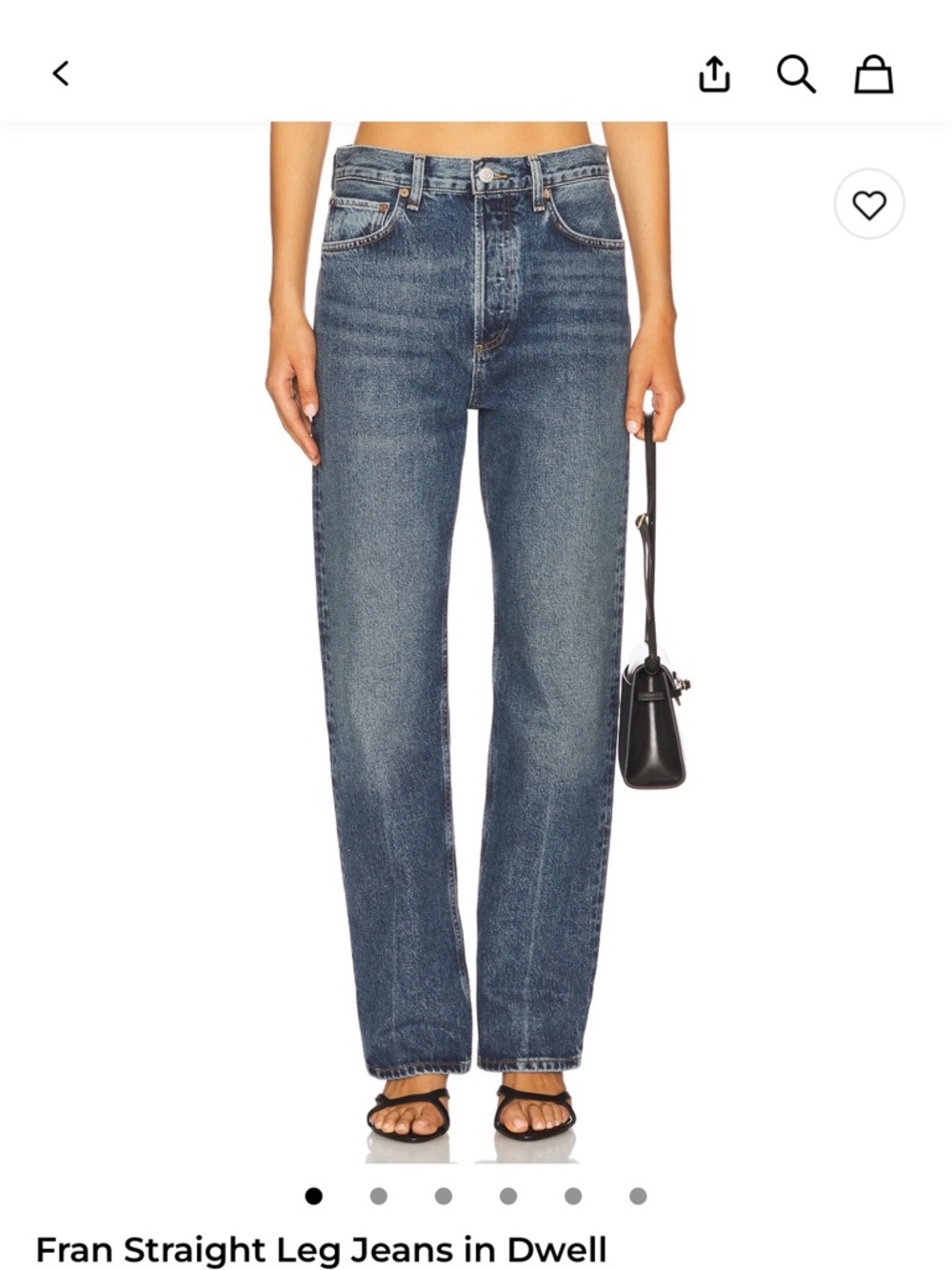 Agolde “Fran” low slung Straight Leg Jeans